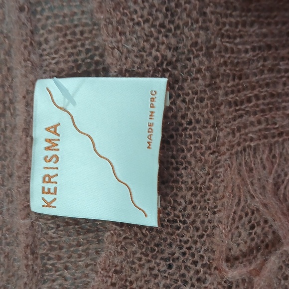 KERISMA Wool Knits Sleeveless Fringe Top. Sizde M/L NWOT - Picture 3 of 7